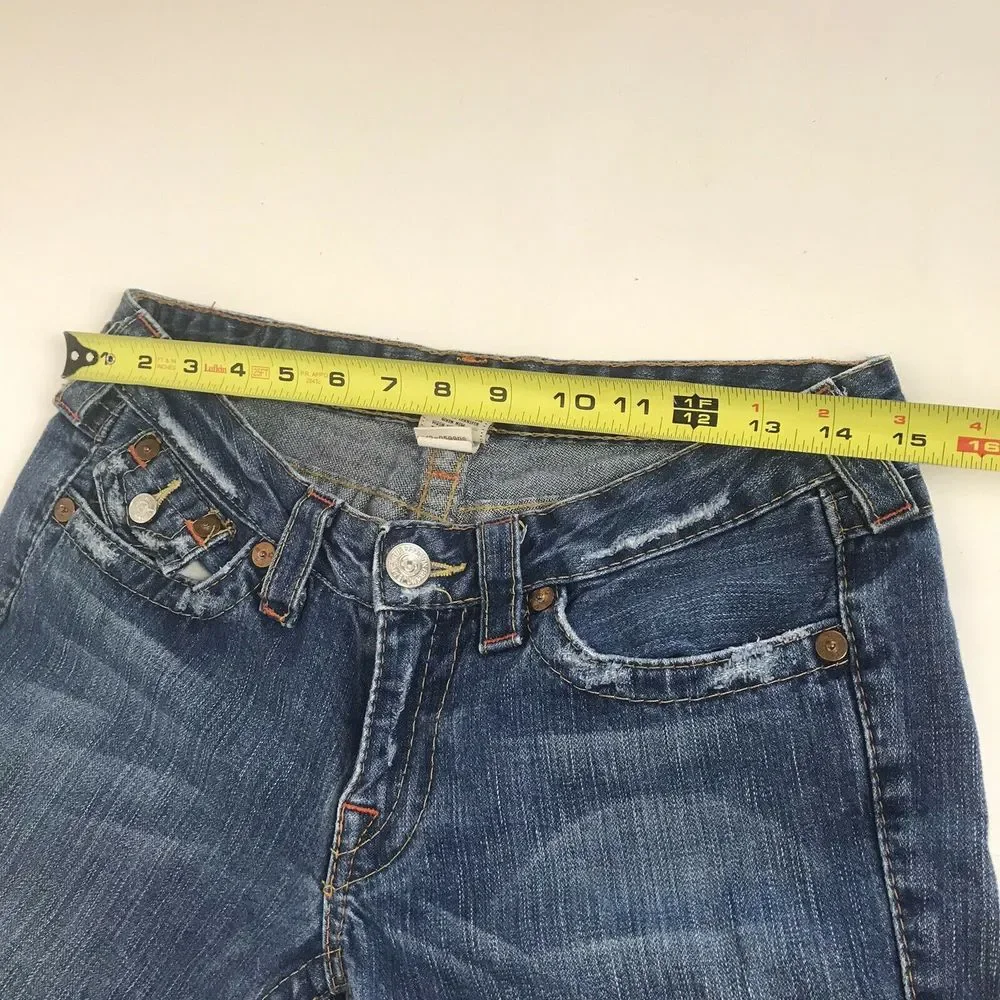 True Religion 100% Cotton Boot Cut Jeans - Picture 6 of 8